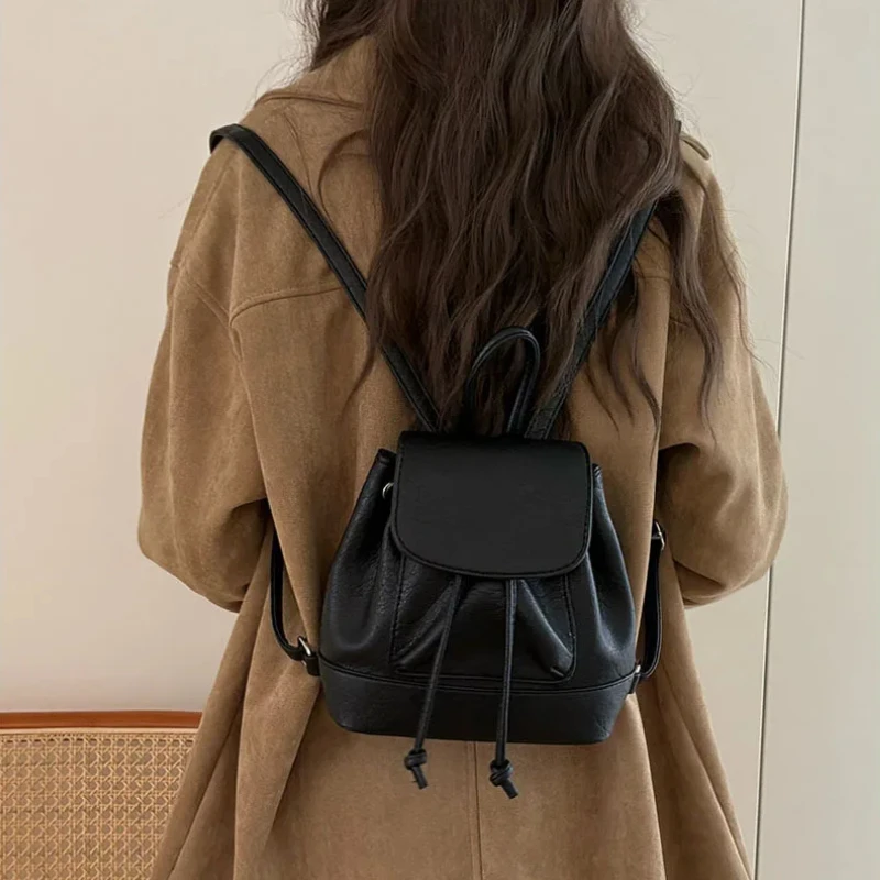 Leather Backpack Vintage - Small Fashion Backpacks School Bags for