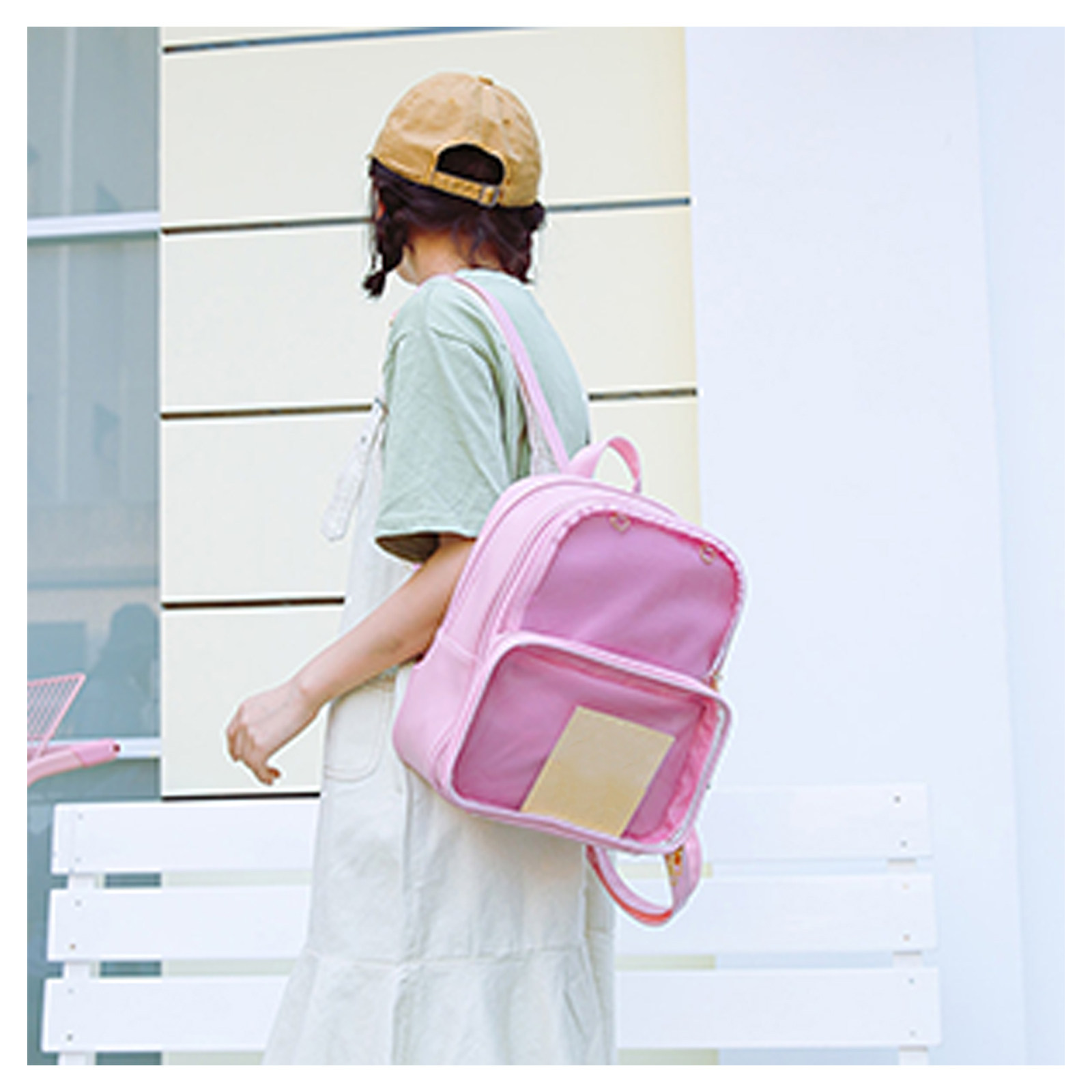 School Backpack Teen - 1Pcs Transparent Jelly Backpack Stylish Waterproof