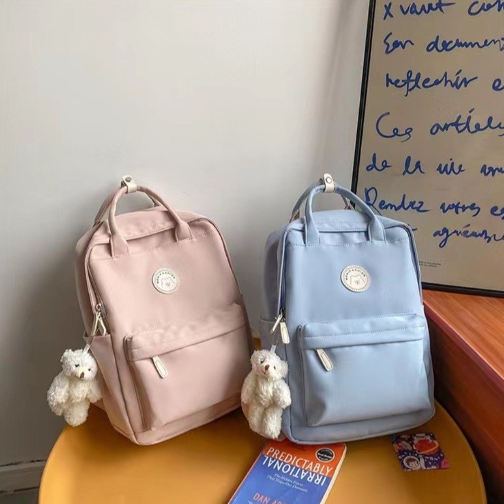 Solid Large Capacity Student B - School Backpack Teen のレビューと価格