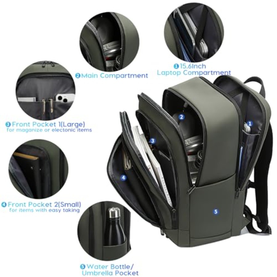 28L Lightweight Hiking Backpac - Laptop Backpack 15.6 のレビューと価格
