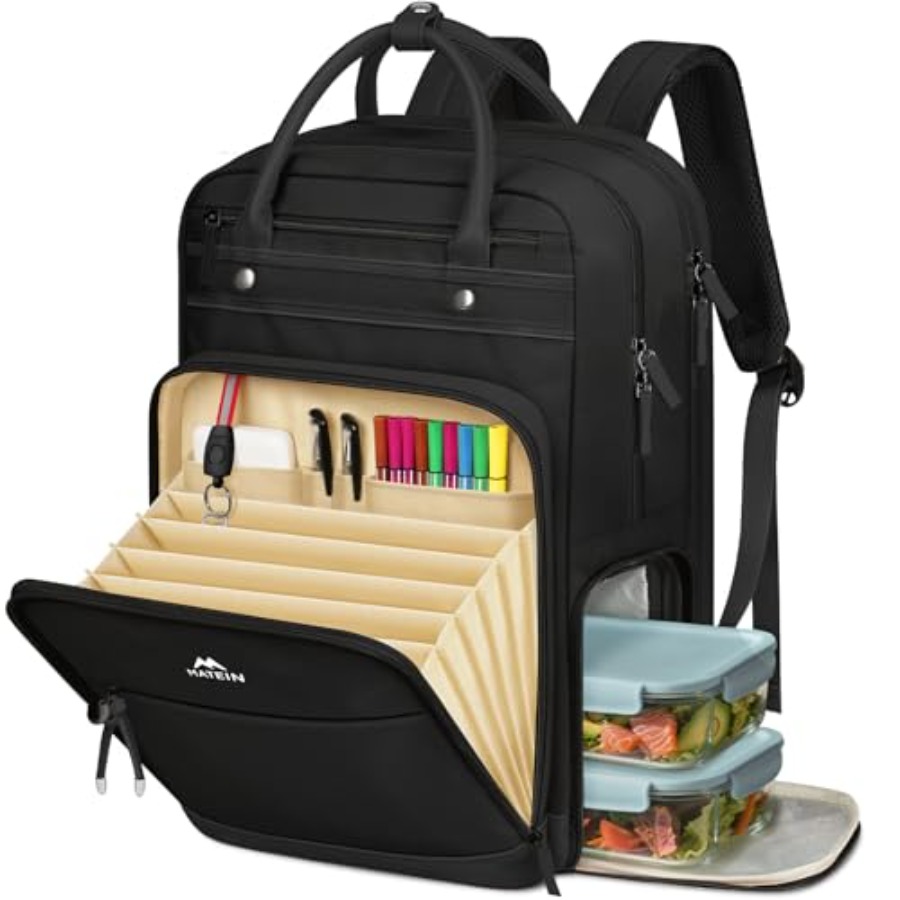 Teacher Backpack with Lunch Co - Laptop Backpack 15.6 のレビューと価格
