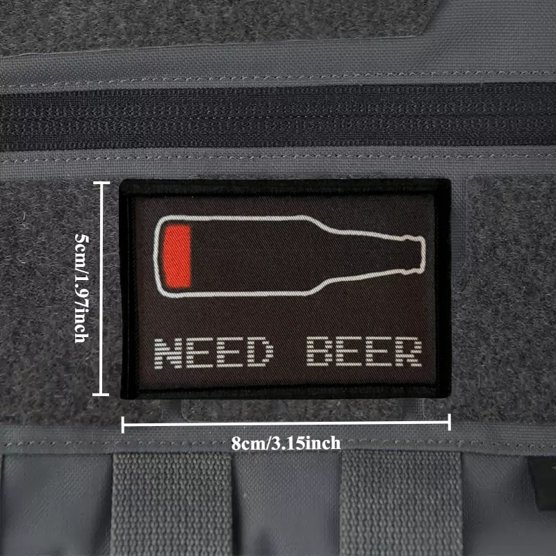 NEED BEER Printed Patch on Clo - Urban Backpack Tactical のレビューと価格
