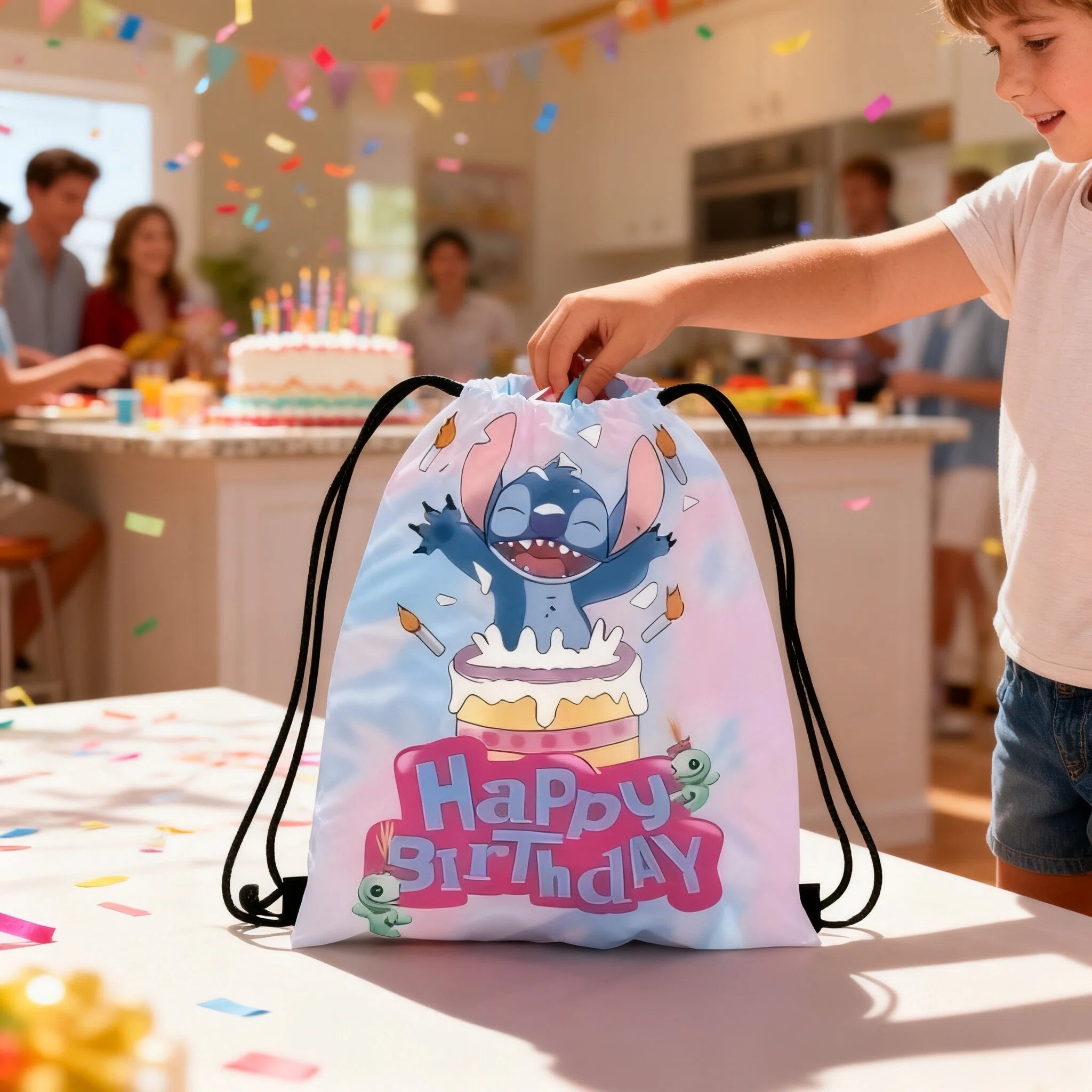 Disney Stitch Storage Bags Set - Drawstring Gym Bag のレビューと価格