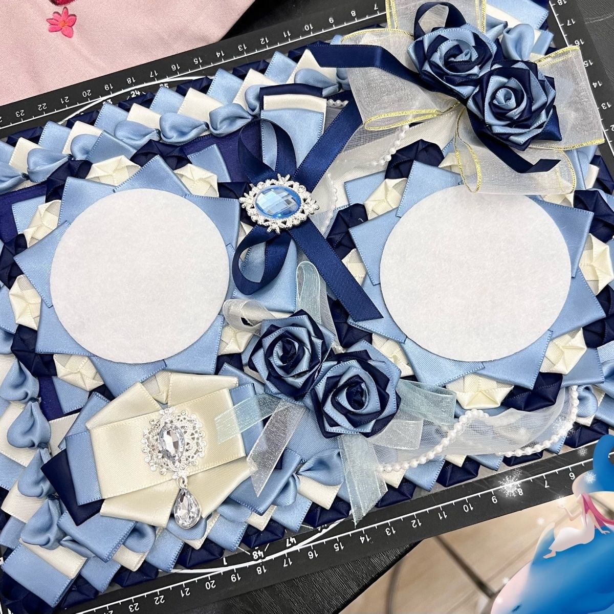 ribbon lace hand made Flower F - Backpack Insert Organizer のレビューと価格
