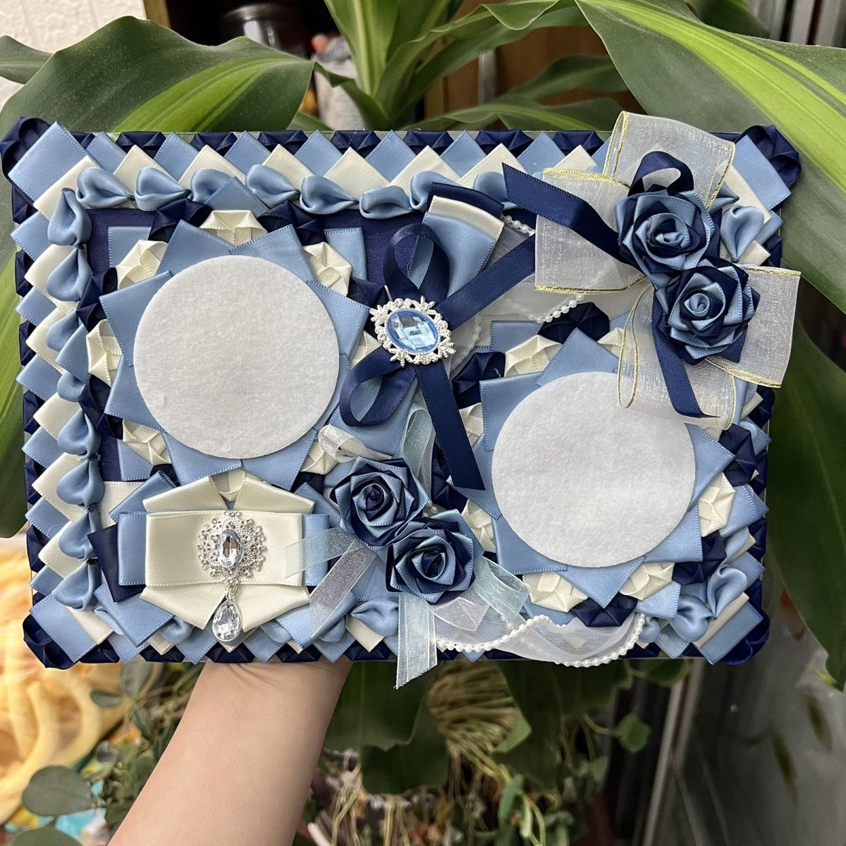 ribbon lace hand made Flower F - Backpack Insert Organizer のレビューと価格
