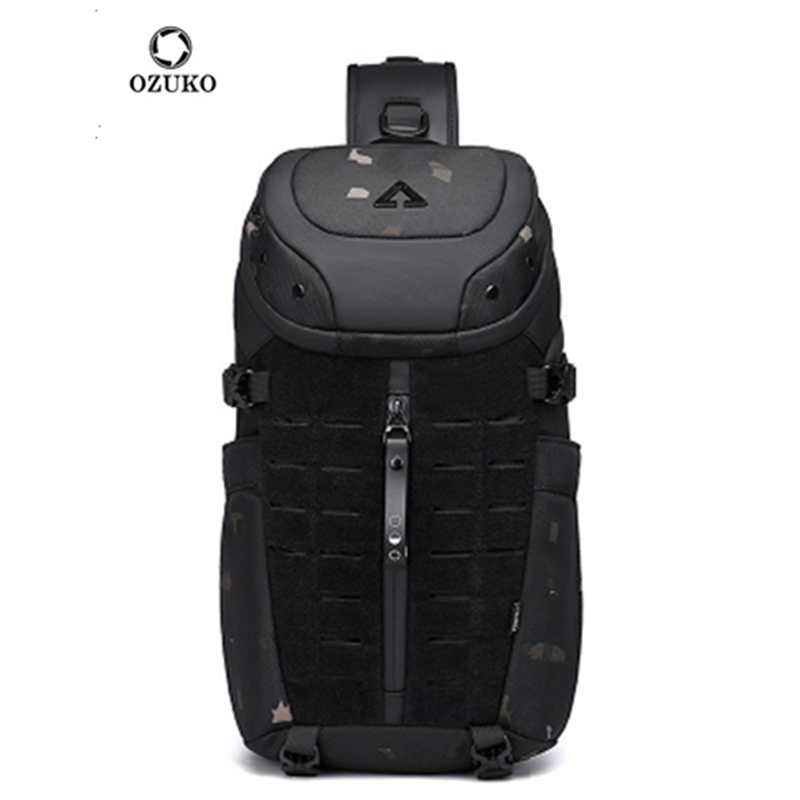 Ozuko Chest Bag Cross bag men  - Travel Backpack Anti Theft のレビューと価格