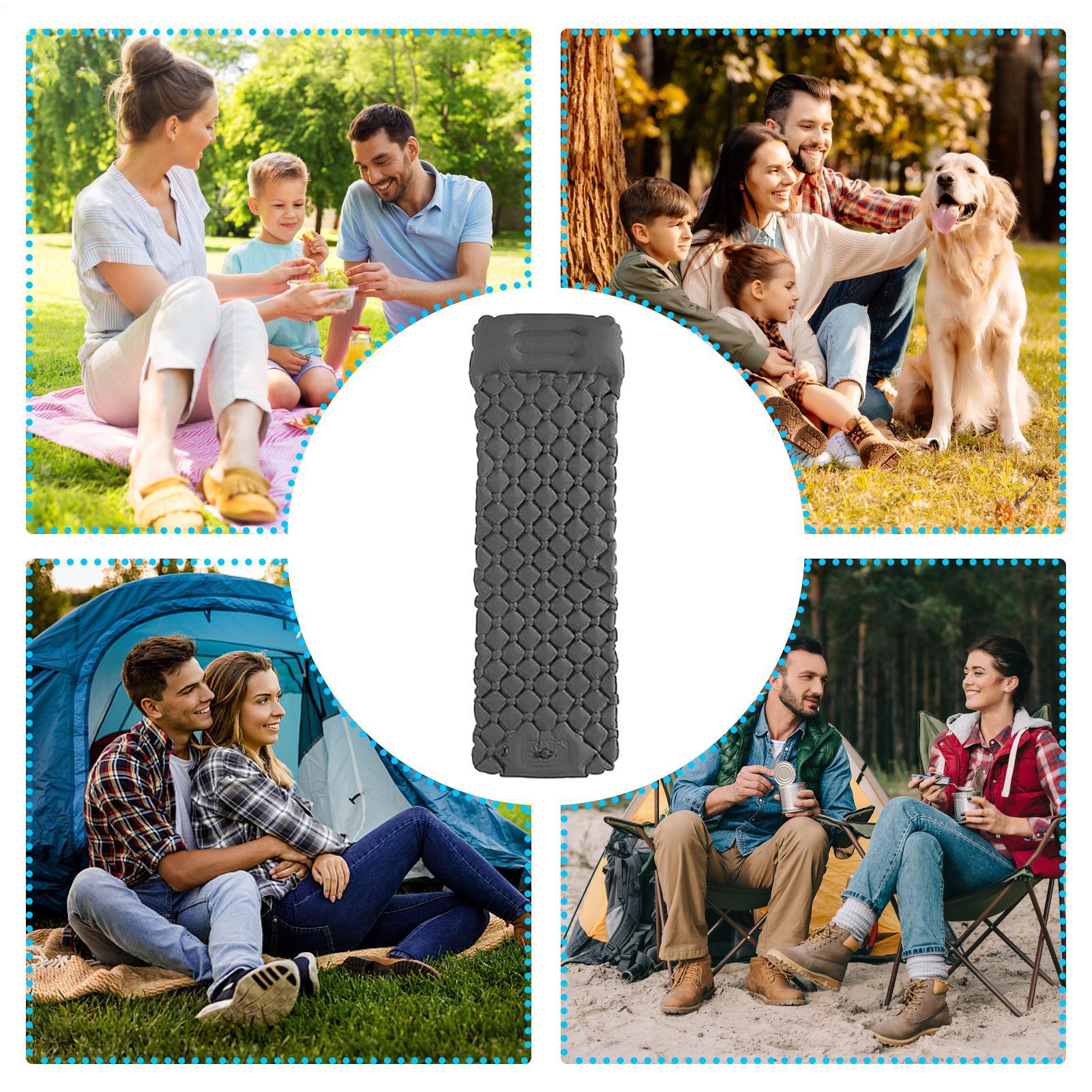 Inflatable Camping Pad Foldabl - Hiking Backpack Waterproof のレビューと価格