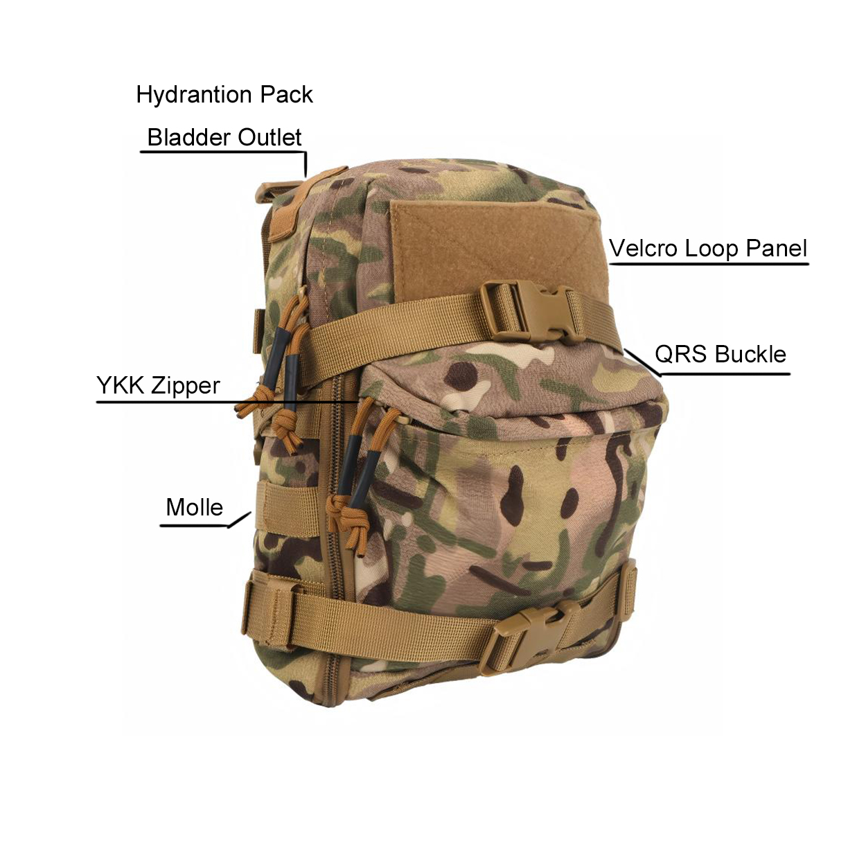 Mini Hydration Bag Outdoor Tac - Hydration Pack Outdoor のレビューと価格