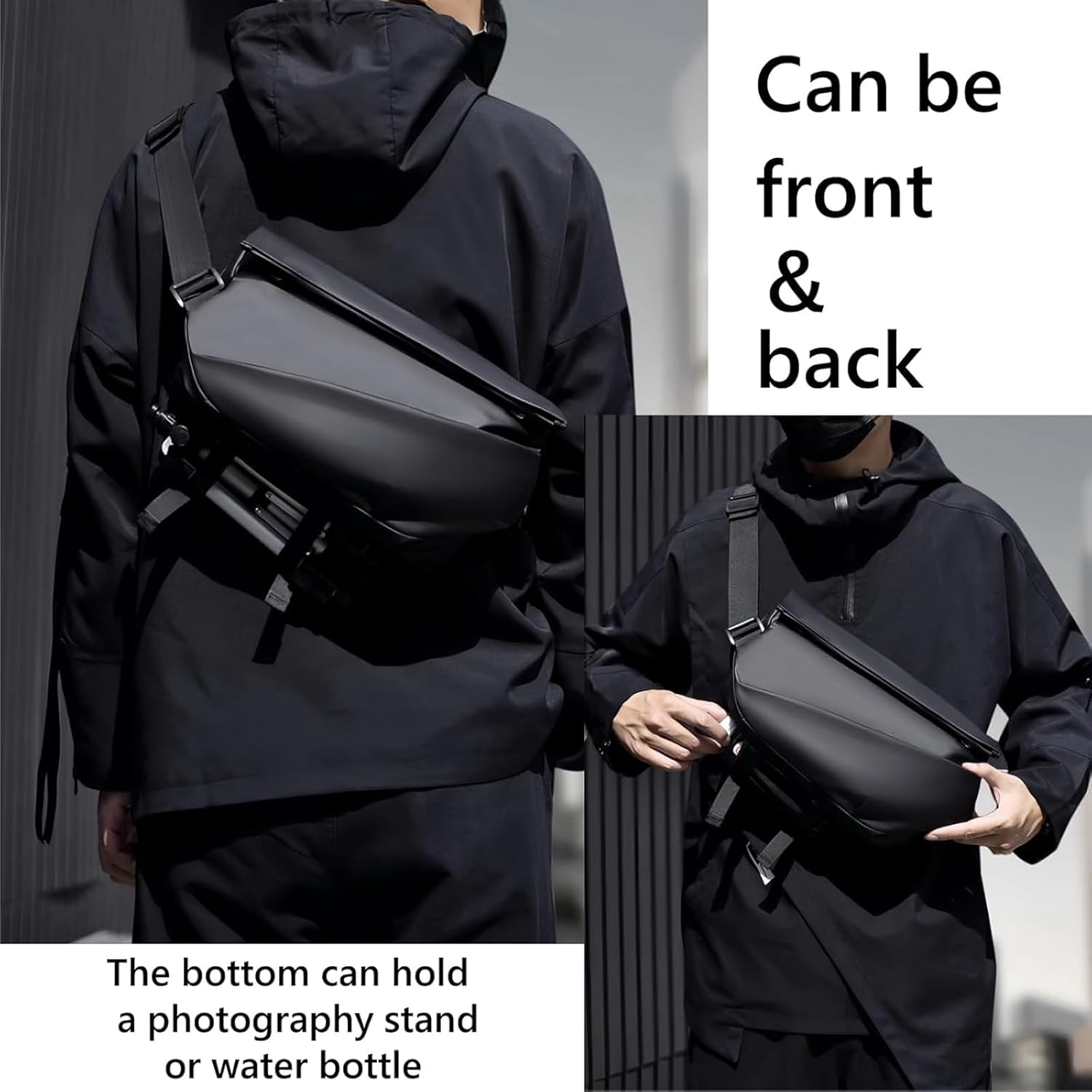 Large Anti-Theft Crossbody Bag - Sling Backpack Shoulder のレビューと価格