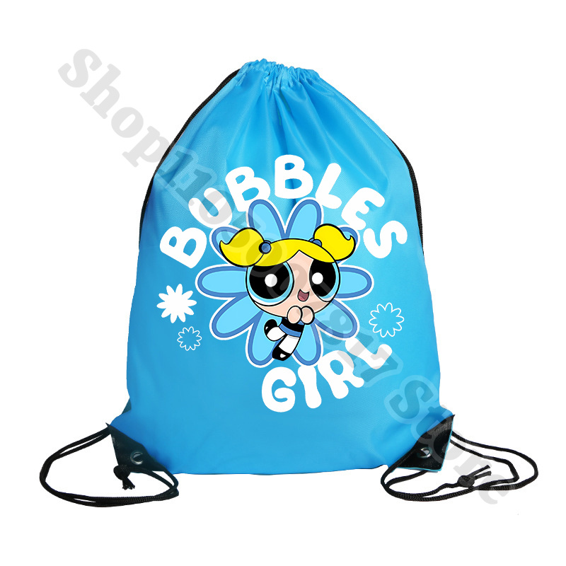 Kawaii The Powerpuffs Girls Ca - Drawstring Gym Bag のレビューと価格