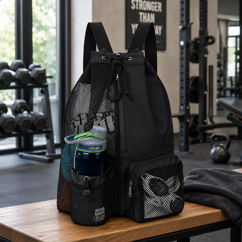 Drawstring Beach Storage Bag M - Drawstring Gym Bag のレビューと価格