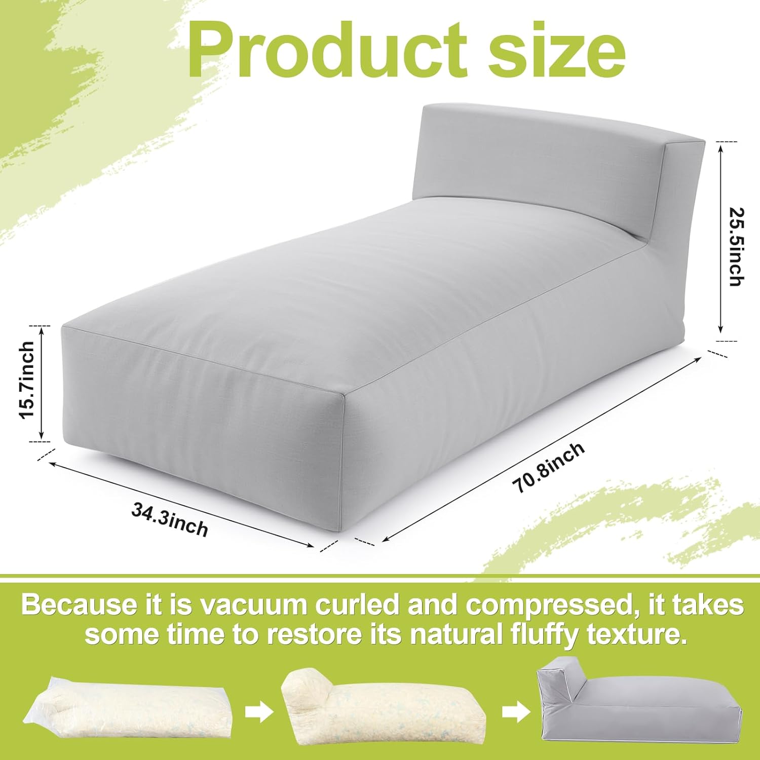 Outdoor Bean Bag Lounger Chair - Hydration Pack Outdoor のレビューと価格