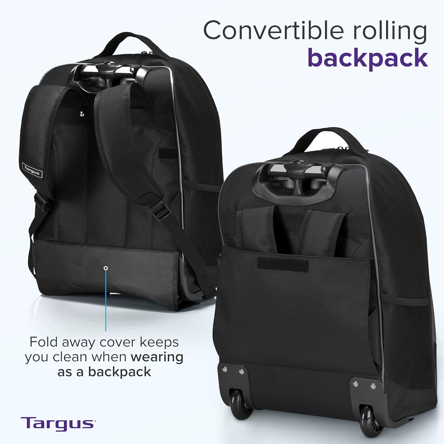 16-Inch Rolling Laptop Backpac - Laptop Sleeve Removable のレビューと価格
