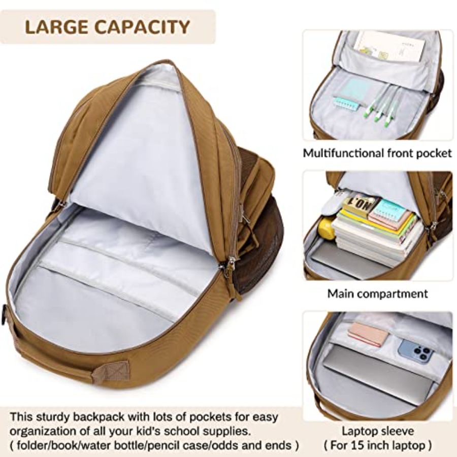 Water Resistant Backpack with  - School Backpack Teen のレビューと価格