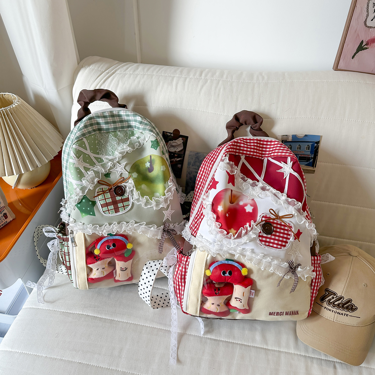 Colorful Backpack for College  - Canvas Backpack Casual のレビューと価格