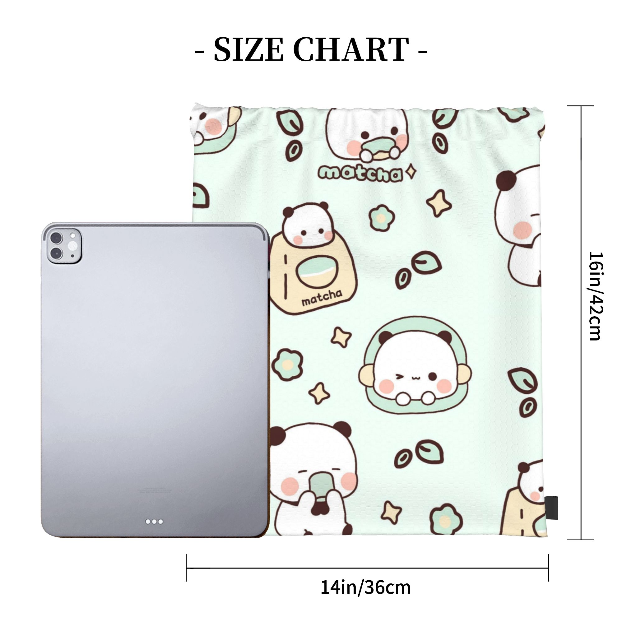 Cartoon Panda Bubu Dudu Drawst - Drawstring Gym Bag のレビューと価格