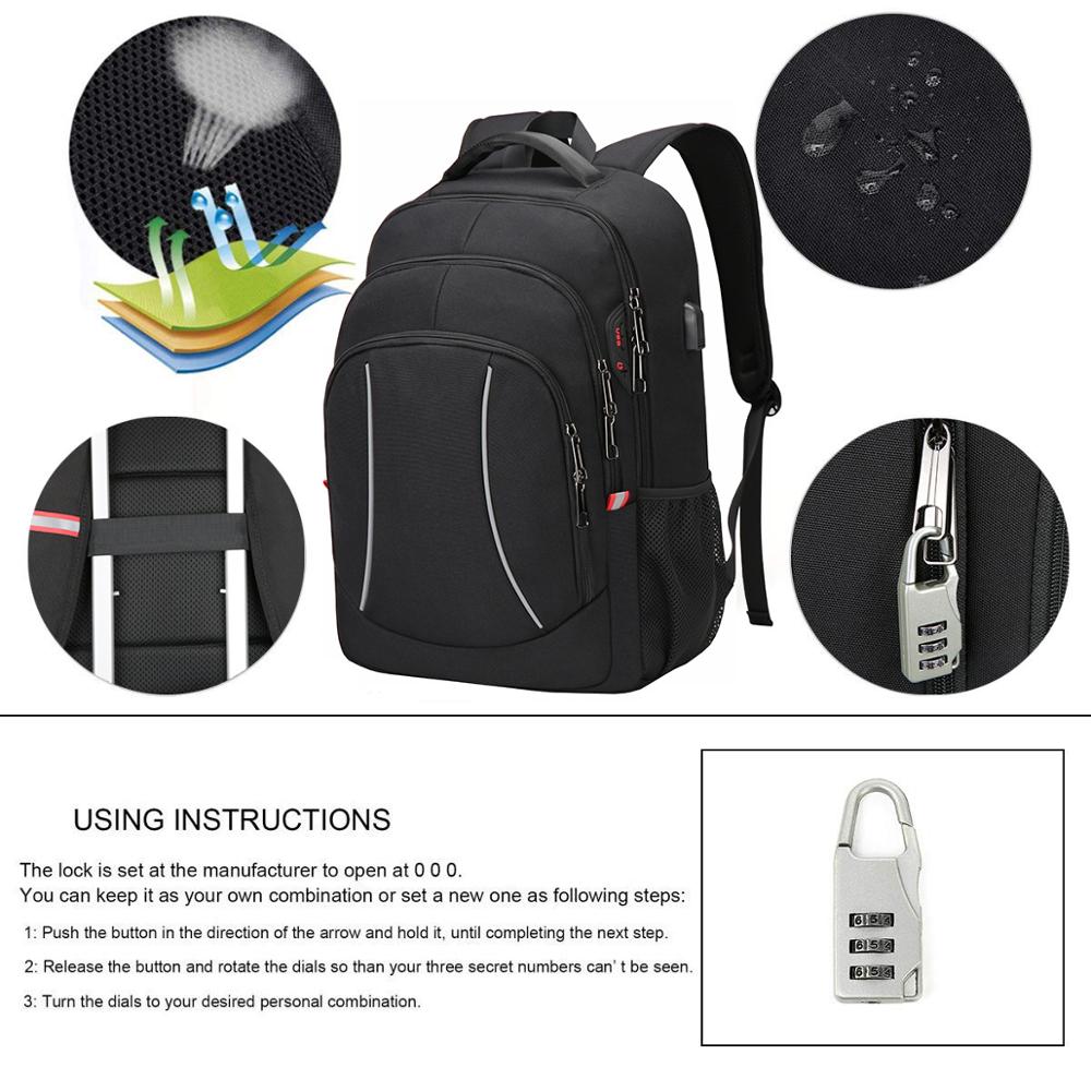 Men Multifuction Travel Laptop - Laptop Backpack 15.6 のレビューと価格