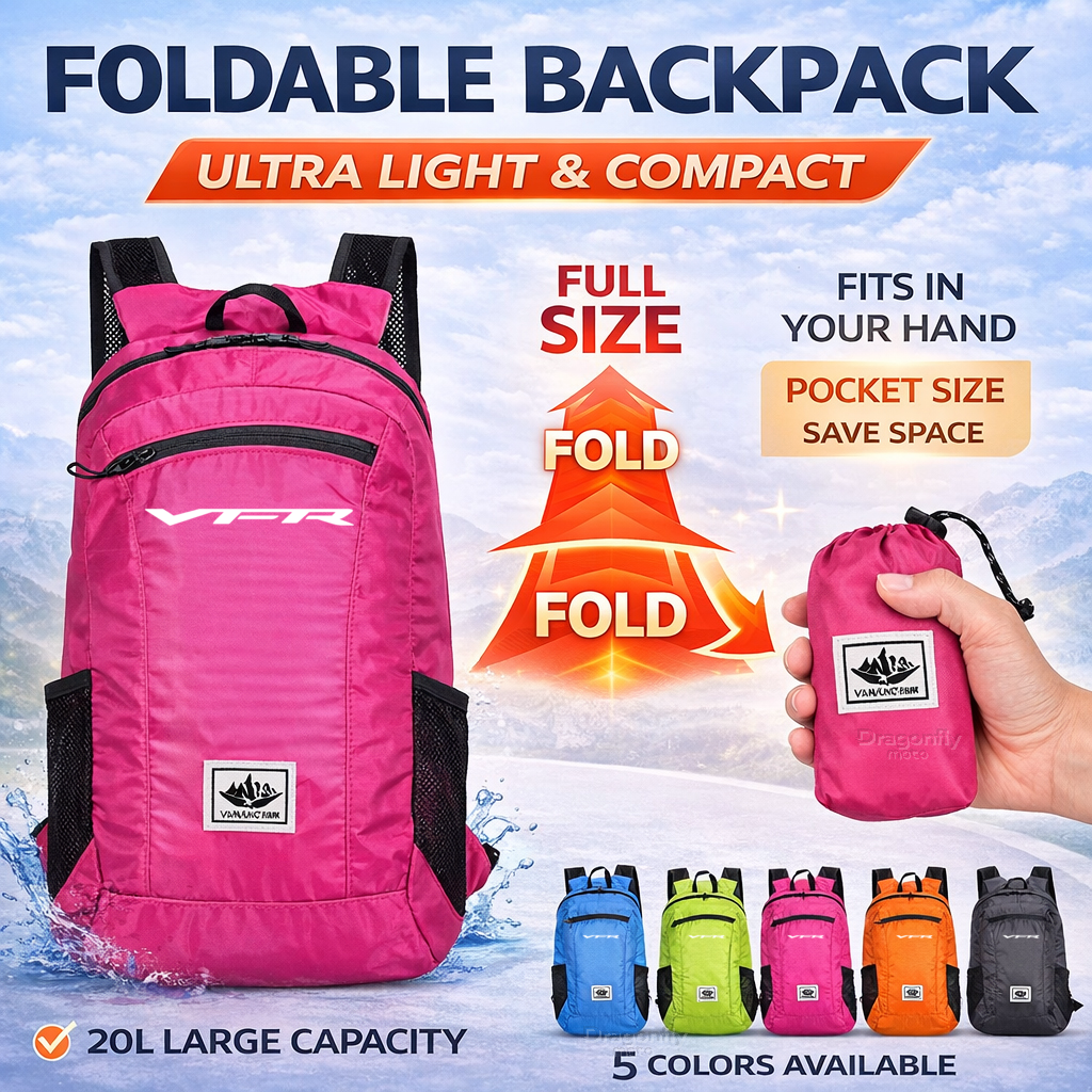 20L Foldable Motorcycle Backpa - Foldable Backpack Small のレビューと価格