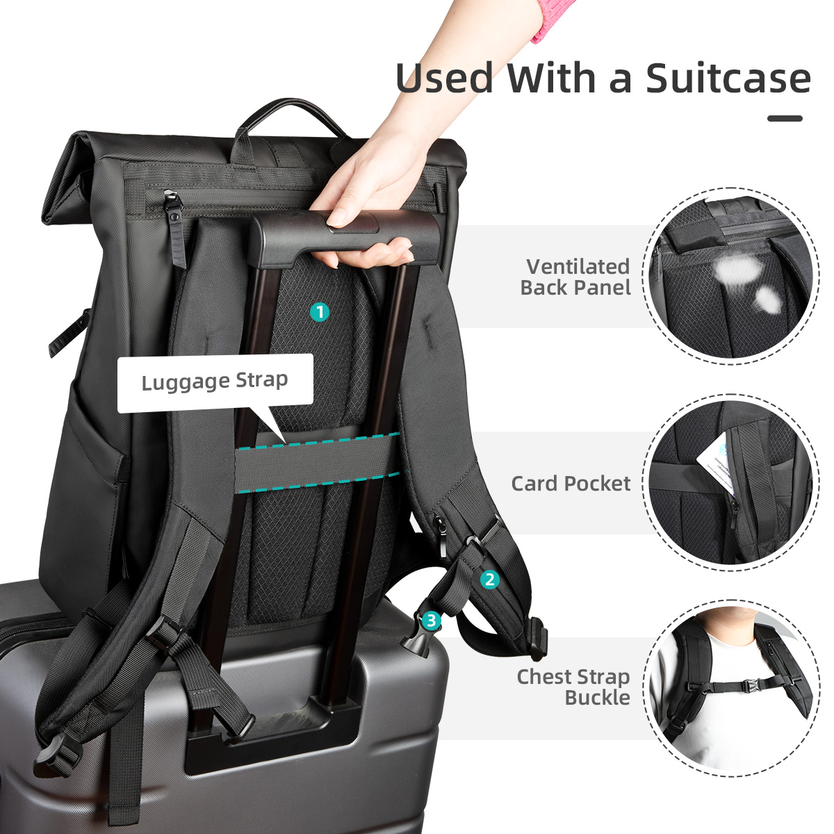 HK Multifunctional Travel Back - Hiking Backpack Waterproof のレビューと価格