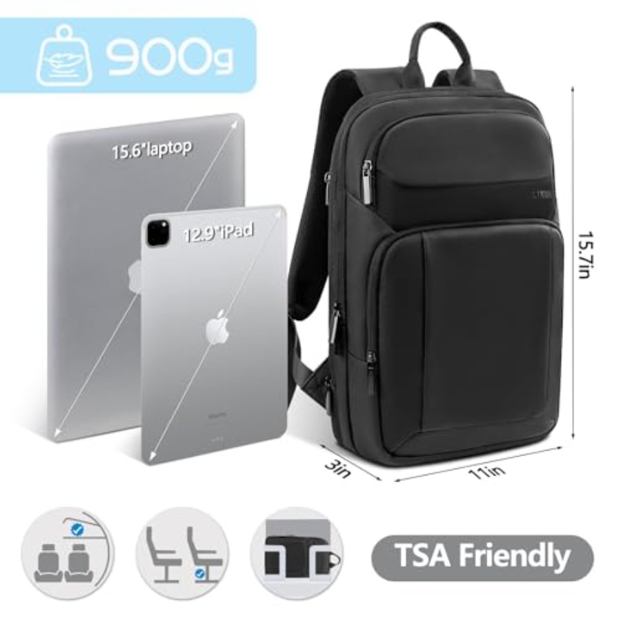 Backpack for Men Slim and Expa - Travel Backpack Anti Theft のレビューと価格