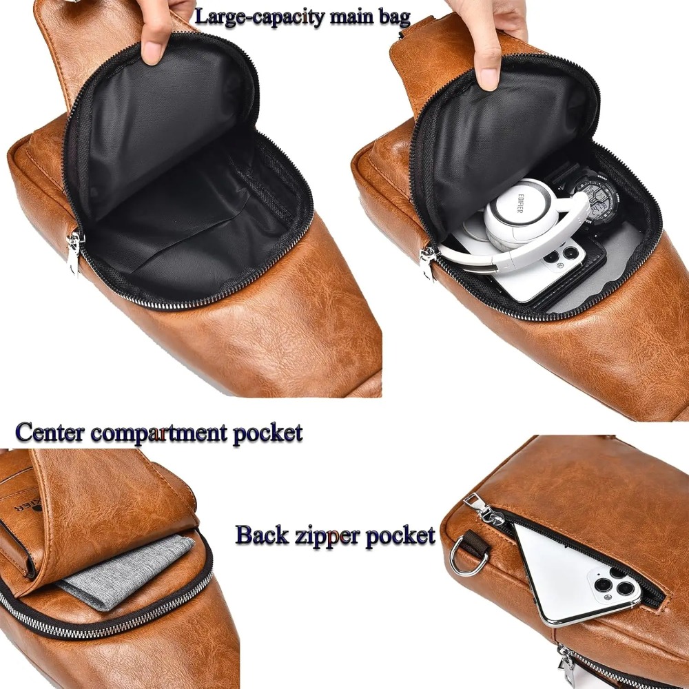 Sling Bag for Men Crossbody Ch - Sling Backpack Shoulder のレビューと価格