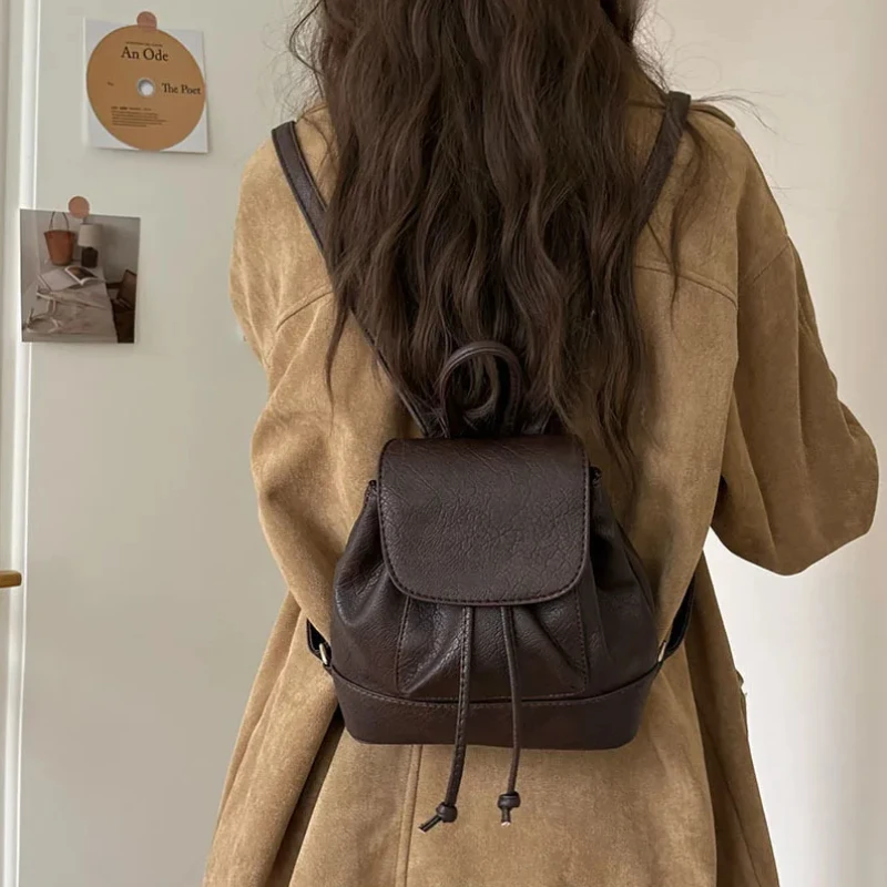 Small Fashion Backpacks School - Leather Backpack Vintage のレビューと価格