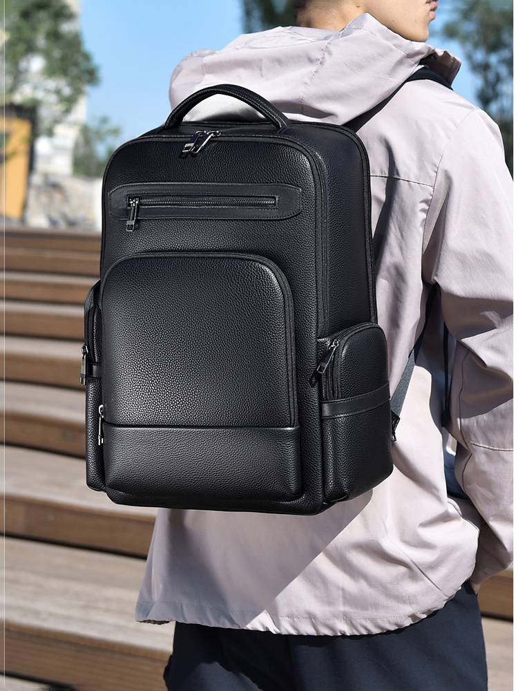 Men's Fashion Backpack PU Leat - Laptop Backpack 15.6 のレビューと価格