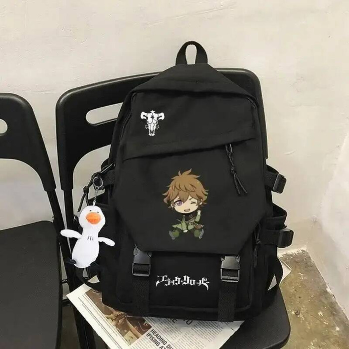 White Black Clover Student Tee - School Backpack Teen のレビューと価格