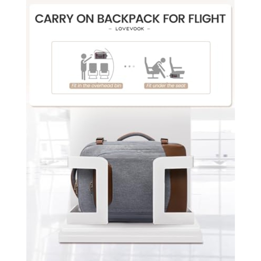 40L Travel Backpack for Women  - Laptop Backpack 15.6 のレビューと価格