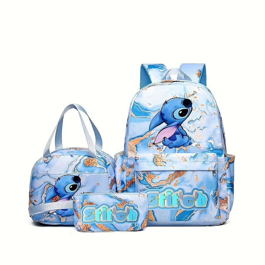 Stitch Series Cartoon Three Pi - Canvas Backpack Casual のレビューと価格