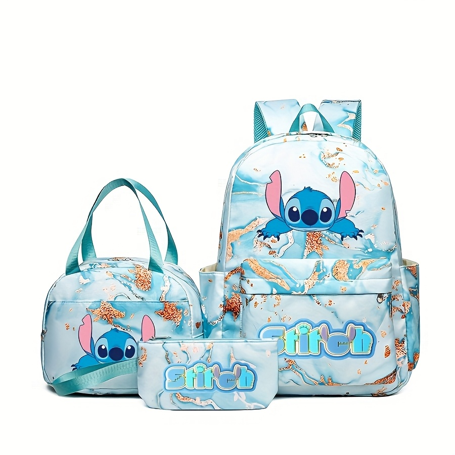 Stitch Series Cartoon Three Pi - Canvas Backpack Casual のレビューと価格