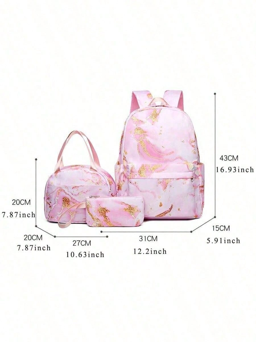 Stitch Series Cartoon Three Pi - Canvas Backpack Casual のレビューと価格