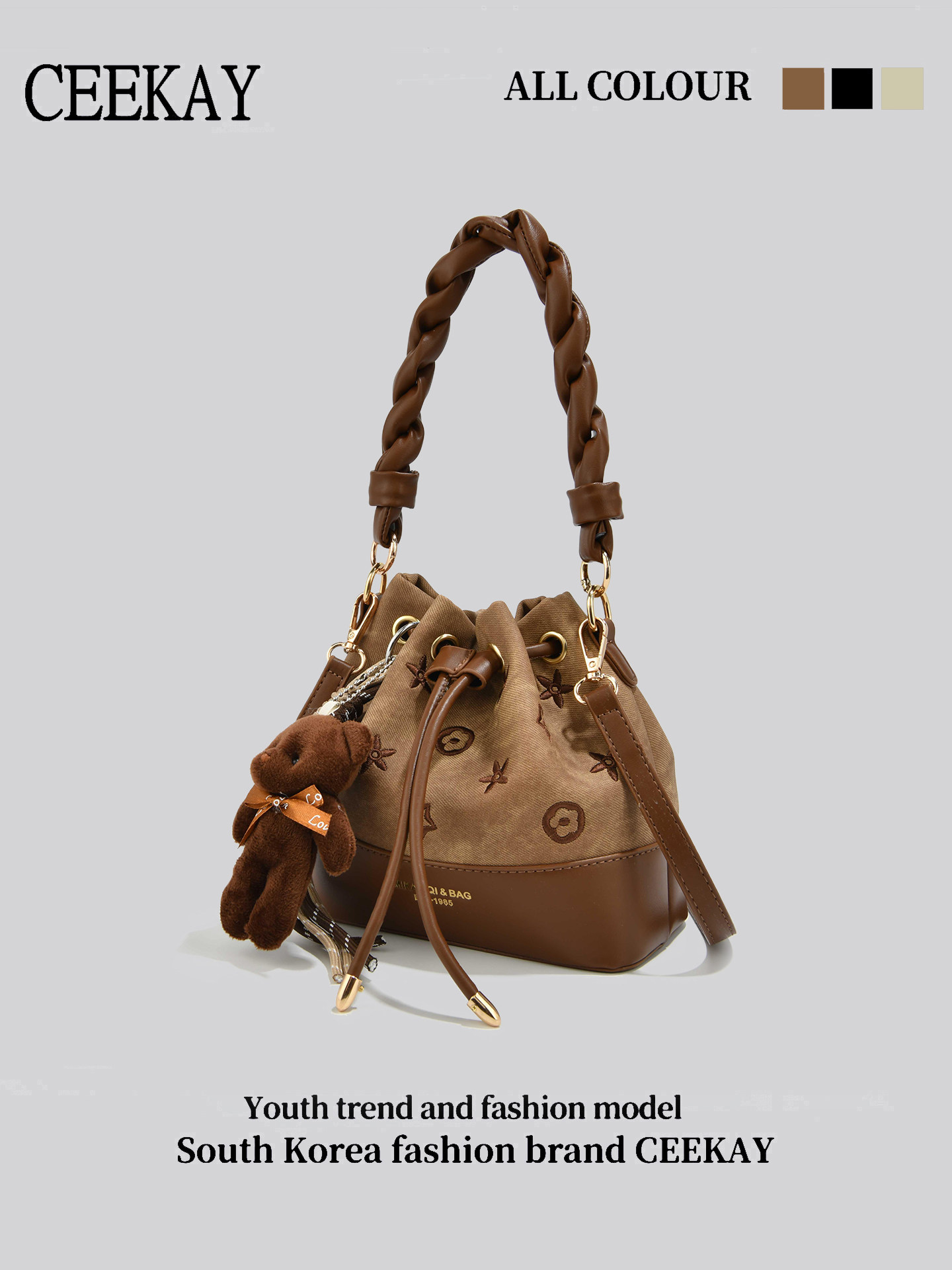 CEEKAY Vintage Drawstring Buck - Leather Backpack Vintage のレビューと価格