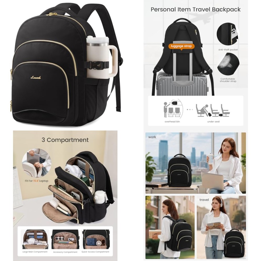Laptop Backpack for Women, Wor - School Backpack Teen のレビューと価格