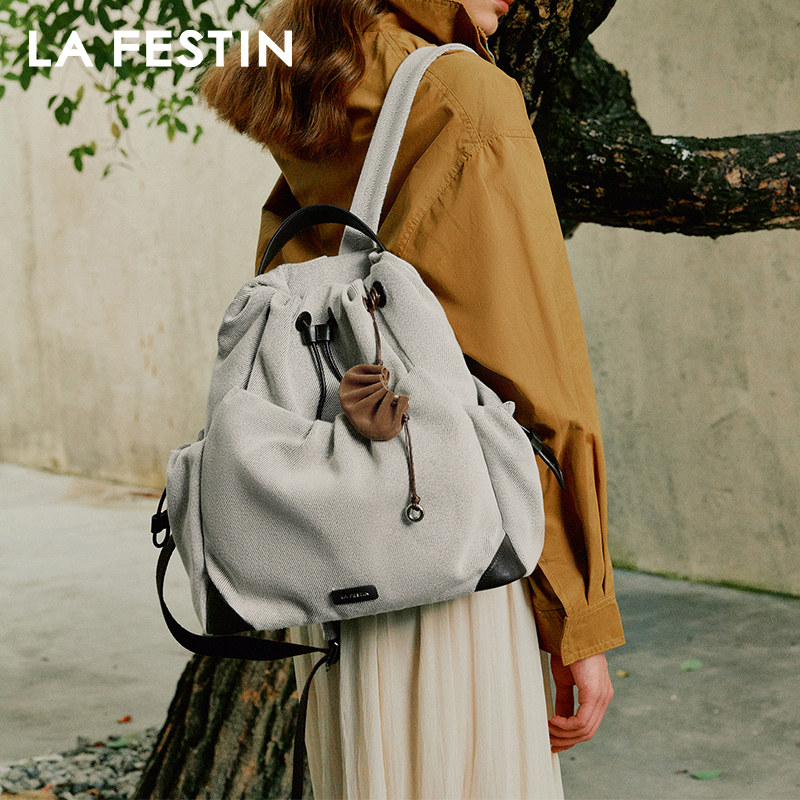 LA FESTIN Original Brand Backp - Canvas Backpack Casual のレビューと価格