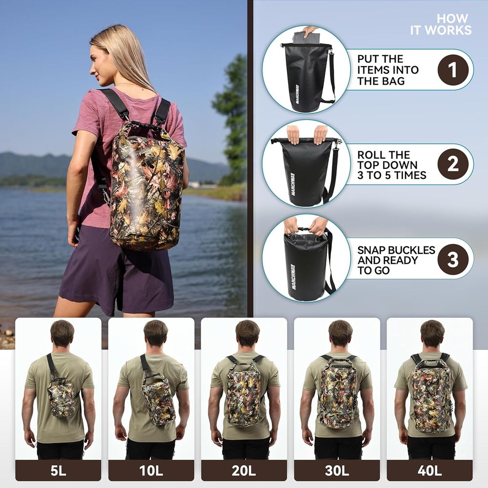 Floating Waterproof Dry Bag Ba - Hiking Backpack Waterproof のレビューと価格