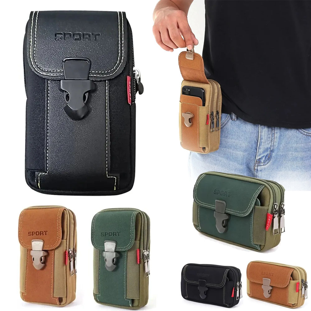 Unisex Belt Pouch Mobile Phone - Canvas Backpack Casual のレビューと価格