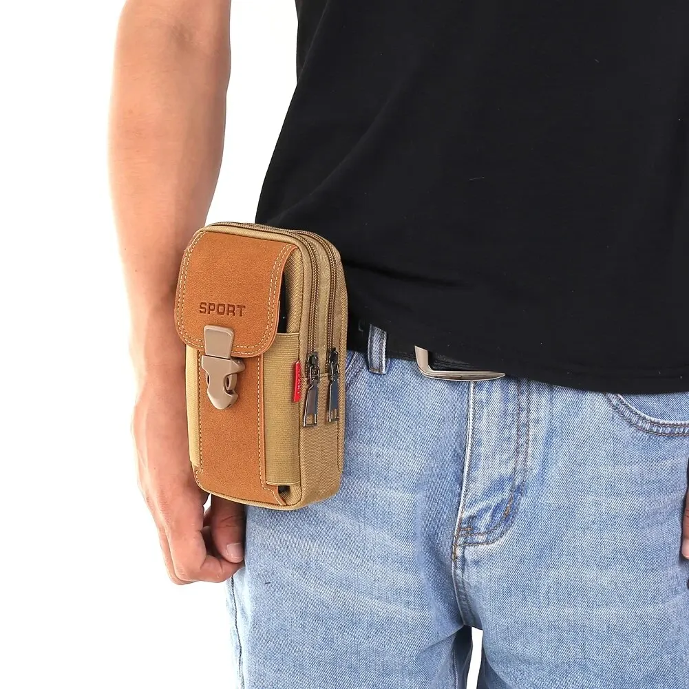 Unisex Belt Pouch Mobile Phone - Canvas Backpack Casual のレビューと価格