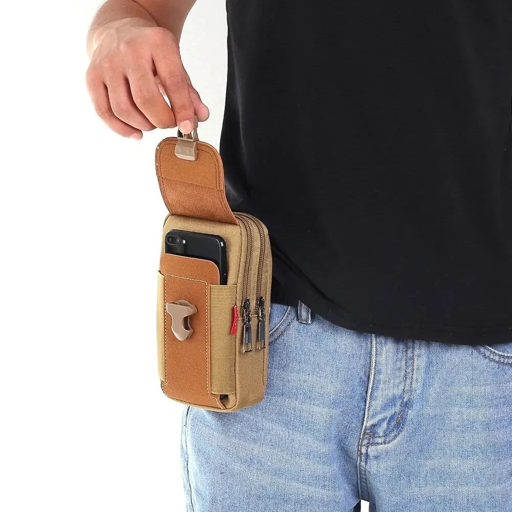 Unisex Belt Pouch Mobile Phone - Canvas Backpack Casual のレビューと価格