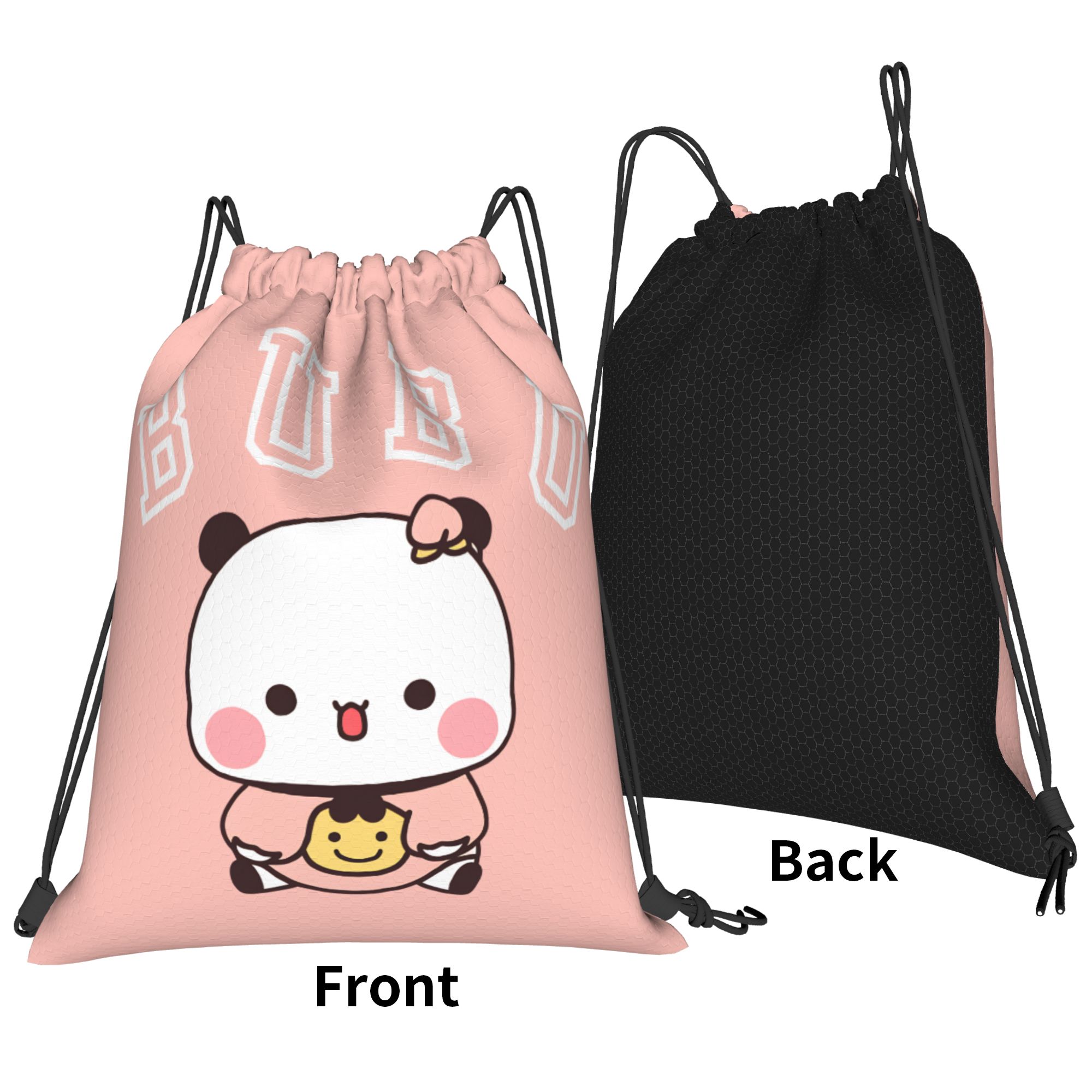Bubu Dudu Cute Bear Drawstring - Drawstring Gym Bag のレビューと価格