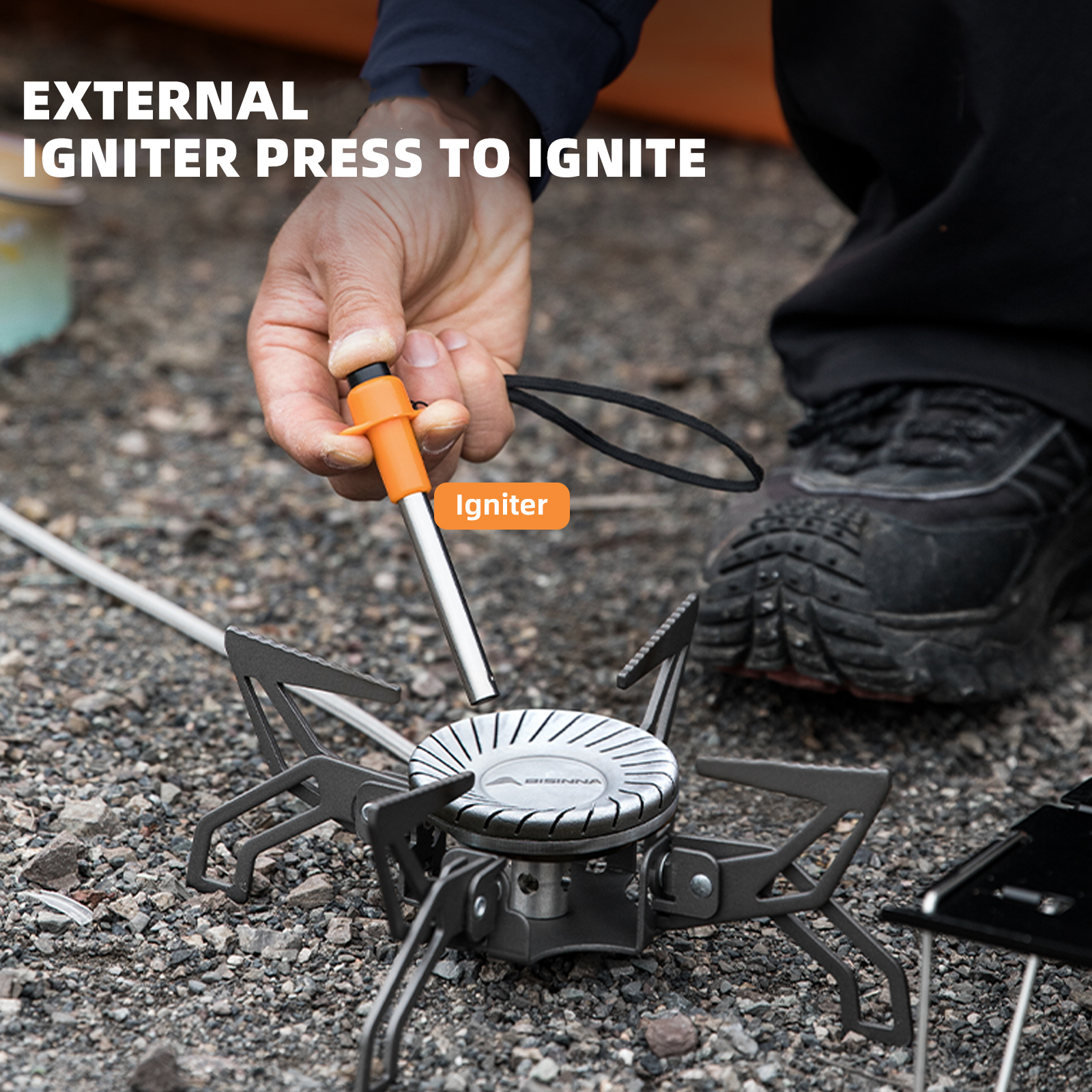 BISINNA Camping Stove 4000W Hi - Foldable Backpack Small のレビューと価格