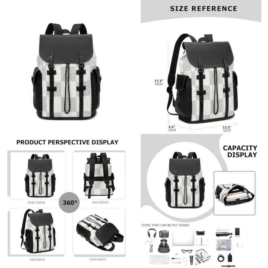 Laptop Backpack for Men Luxury - Travel Backpack Anti Theft のレビューと価格