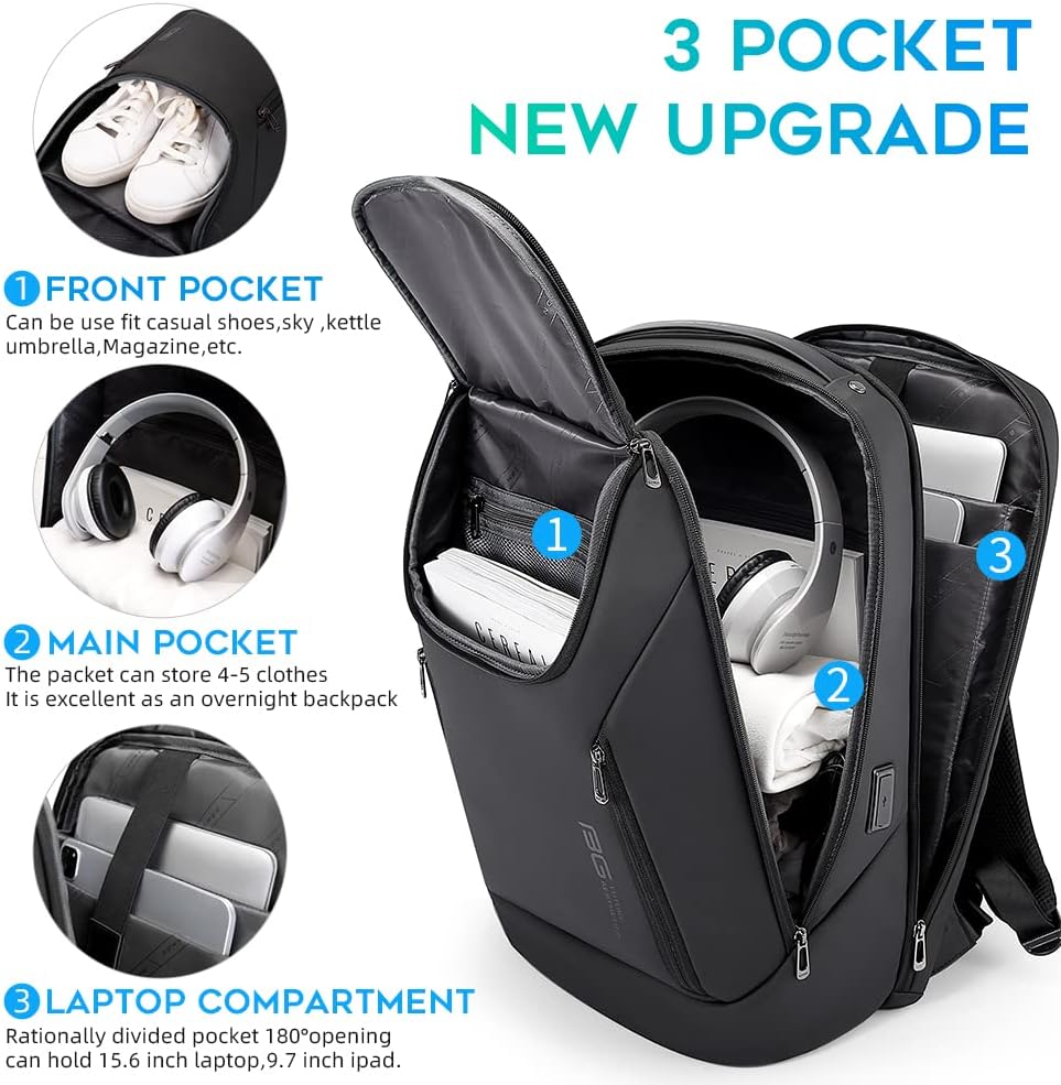Waterproof Business Backpack w - Laptop Backpack 15.6 のレビューと価格