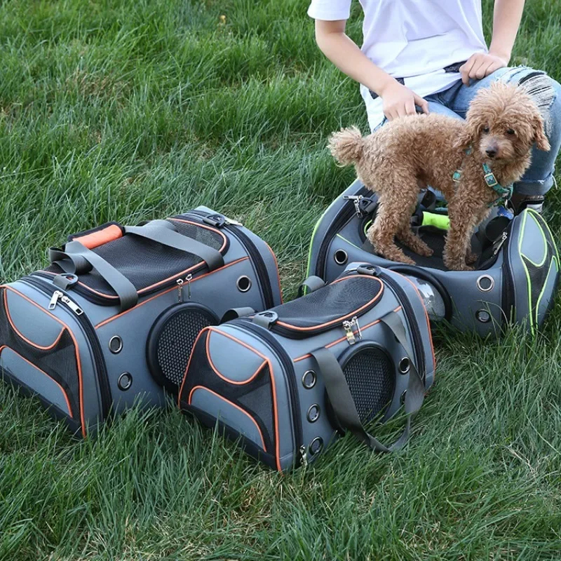 Foldable Pet Carrier Bag Solid - Foldable Backpack Small のレビューと価格