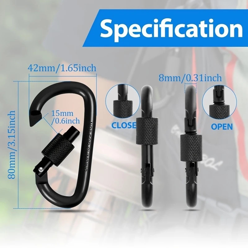 4Pcs Aluminum Alloy D-Ring Car - Backpack Insert Organizer のレビューと価格