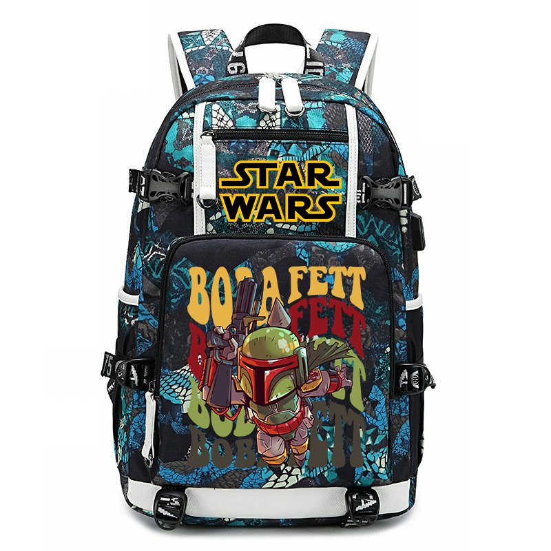 Star Wars Boba Fett Print Stud - School Backpack Teen のレビューと価格