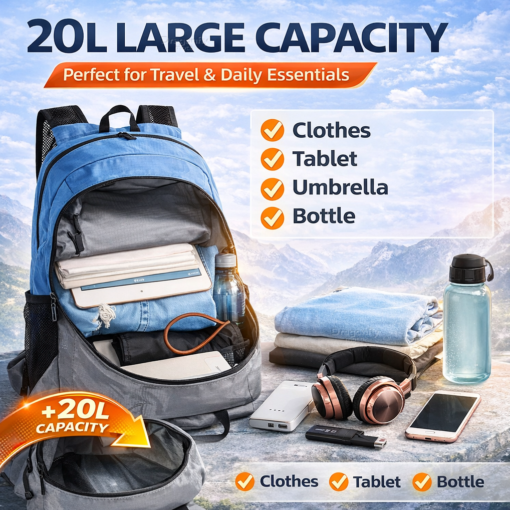 20L Foldable Motorcycle Backpa - Foldable Backpack Small のレビューと価格