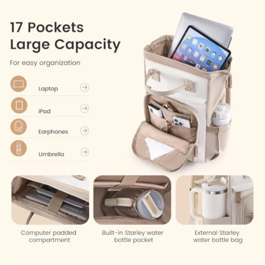 Laptop Backpack for Women Work - Laptop Backpack 15.6 のレビューと価格