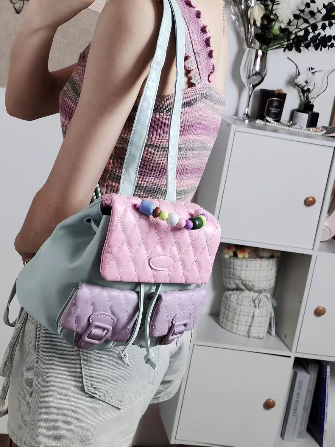 JIAERDI Sweet Cute Y2k Mochila - Leather Backpack Vintage のレビューと価格