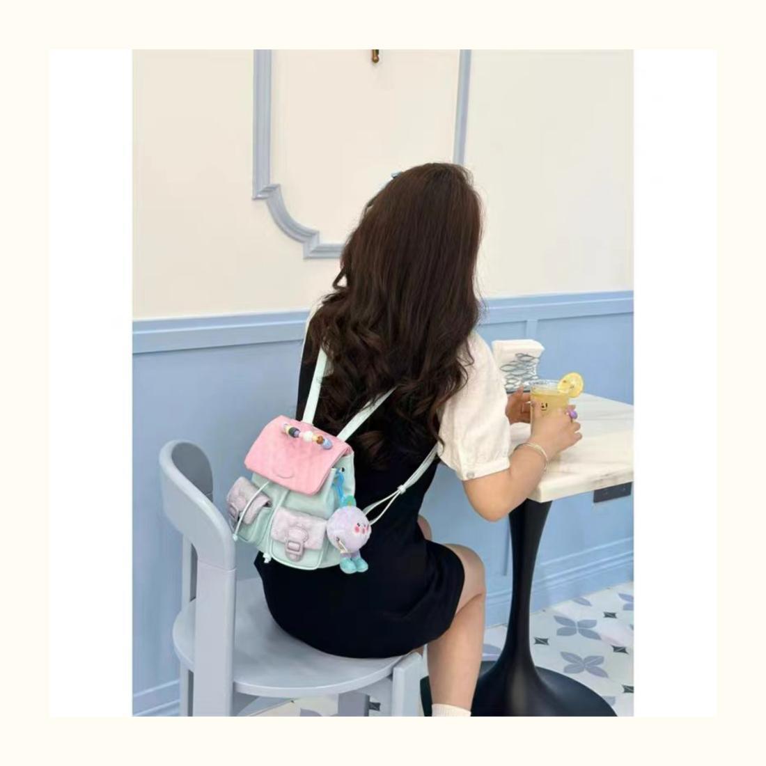 JIAERDI Sweet Cute Y2k Mochila - Leather Backpack Vintage のレビューと価格